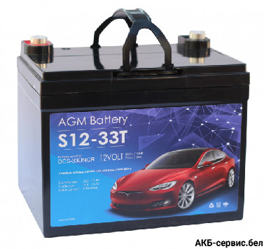 S12-33T 12v 33Ah