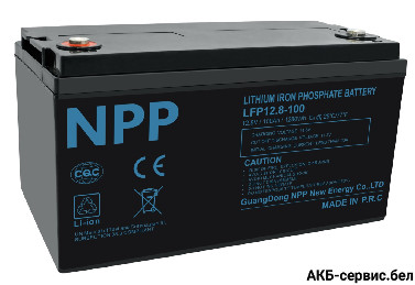 NPP LiFePO4 12.8 V, 100 Ah