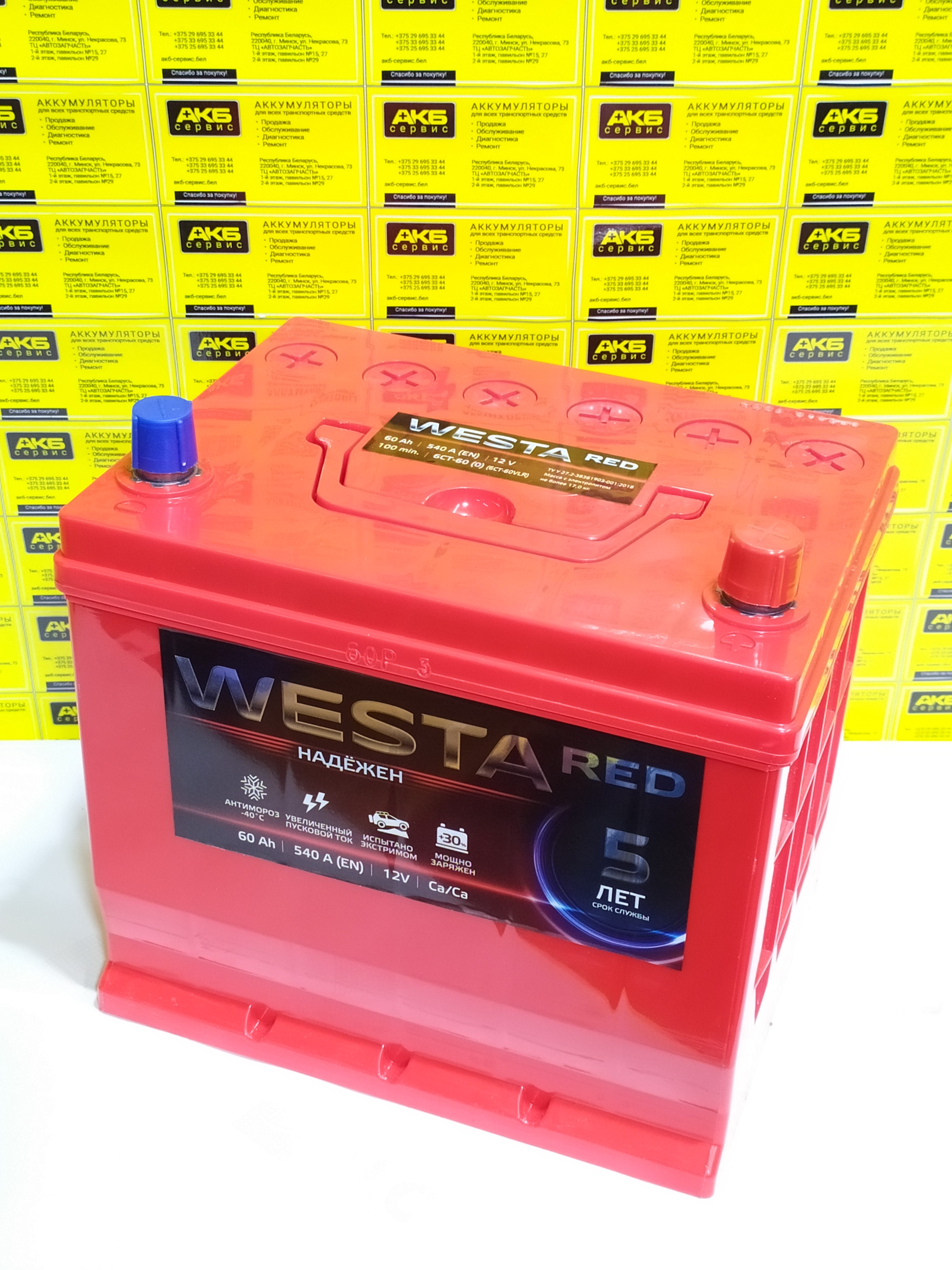 Веста премиум Red 6CT-60 Asia